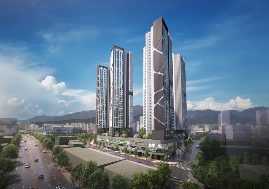 SGC이앤씨 공식 용두동 지역주택조합 사업 조감도